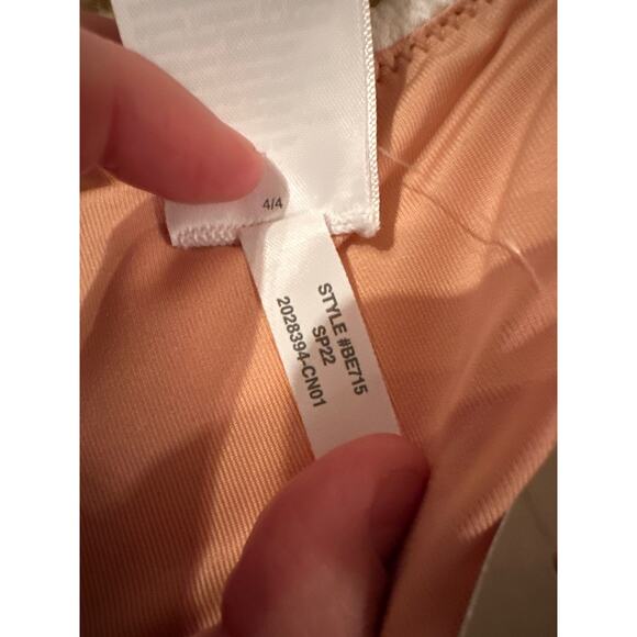 J. Crew Textured One-Shoulder Bikini Top in White Sz 2X NEW - Picture 7 of 7